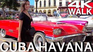 Cuba. Havana. 4K Walk 