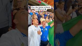 Cantare l’inno di Mameli ad #EURO24  ️ #azzurri #nazionale #calcio #football #skillscrewhd