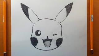 Come disegnare Pikachu  Tutorial di disegno Pikachu  facili disegni passo dopo passo matita