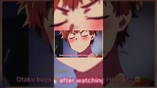 Otaku Boys‍After Watching Hentai.. #kanojookarishimasu #amv #rentagirlfriend #hentai