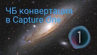 ЧБ конвертация в Capture One