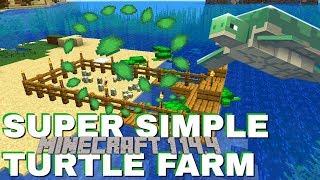 How to make a Turtle Farm In Minecraft 1.14.4 Very Survival Friendly Turtle Scute Farm Avomance