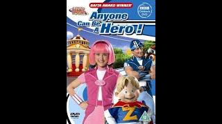 Opening and Closing to Lazytown Anyone Can Be a Hero UK DVD 2007