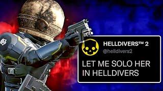 The Legend of Let Me Solo Her in Helldivers 2 Community Legend