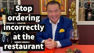 Do You Order Wine Or Food First At A Restaurant?  Dining Tips  APWASI  Dr. Clinton Lee