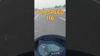 BAJAJ PULSAR 125 TOP SPEED #zx10r #phonkmusic #modifieds #automobile #racing #rider