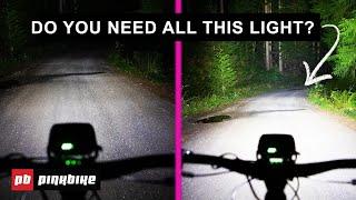 Getting Into Mountain Biking At Night How Powerful Should Your Night Riding Lights Be?