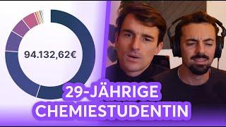 29-Jährige Chemiestudentin mit 94.000€ Core-Satellite Portfolio  Finanzfluss Stream Highlights