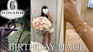 LUXURY BIRTHDAY HAUL 2023 FT. VERONICA BEARD BURBERRY GOYARD & MORE  XOJENNYDEY