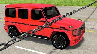 Cars vs Chain #2 – BeamNG.Drive