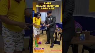 Rigen diajarka berhitung sama azis gagap #shorts