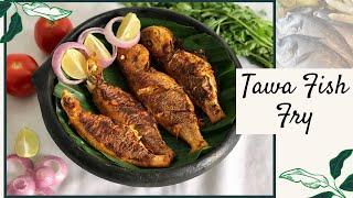 Tawa Fish Fry Recipe  Spicy Tawa Fish Fry  Meen Varuval Recipe in Tamil