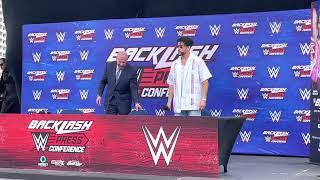 Wwe Backlash Press conference Bad Bunny Damien Priest LIVE San Juan puerto Rico #wwe #badbunny