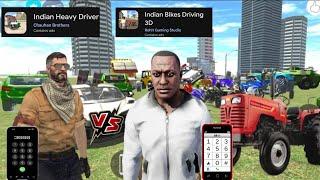 INDIAN BIKE  DRIVING 3D VS INDIAN HEAVY DRIVER CHEAT CODES - #games #bike #update #cheatcodes