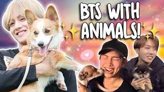 BTS WITH ANIMALS