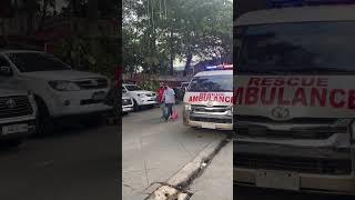 76 Ambulance 1 - Responding to a 10-52 at Heritage Hotel Pasay City.