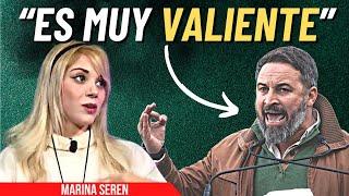 Marina Seren se significa ¿Abascal? Es un héroe