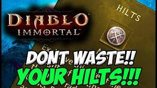 EXACTLY HOW TO SPEND HILTS IN Diablo Immortal #kiremobile