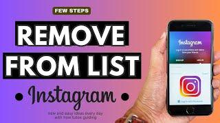 How to Remove an Instagram Account from Your Account List2023 remove account from drop-down