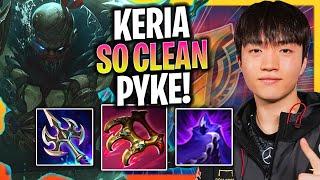 KERIA IS SO CLEAN WITH PYKE SUPPORT  T1 Keria Plays Pyke Support vs Braum  Season 2024