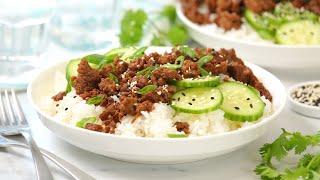 Korean Rice Bowls  Quick and Easy Weeknight Dinner Recipe