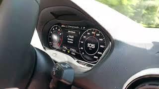 Audi Q2 35 TFSI 1.5 2023 acceleration 0-100 kmh D mode S tronic