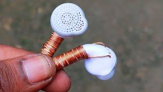 make wireless earphone  at home true