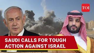 Saudi Arabias Big Call For Action Against Israel MBS Aide Slams West For Shielding Jewish State