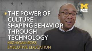 The Power of Culture Shaping Behavior through Technology