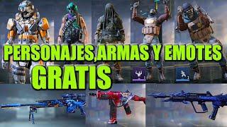 COMO CONSEGUIR 8 PERSONAJES - 19 ARMAS Y 2 EMOTES GRATIS EN ESTA TEMPORADA COD MOBILE