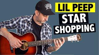 Lil Peep - Star Shopping  Easy Guitar Tutorial + TABS