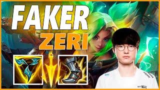 FAKER ZERI MID GAMEPLAYSEASON 12 LEAGUE OF LEGENDS