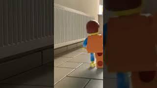 Animated Lego Emmet vs funny dogs Louie & Marie