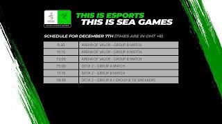 DAY 3 Coverage Esports @ SEA Games 2019 – Arena of Valor AOVROV & DOTA 2