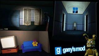 Mapa de Five Nights at Freddys 4 en GARRYS MOD - La Casa Completa Minijuegos & Fun with Plushtrap