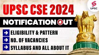 UPSC Notification  UPSC Notification 2024 Out UPSC Notification2024 detailed #upscnotification2024