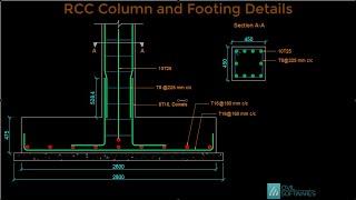 Reinforced Concrete Column and Footing  Column and Footing Reinforcement