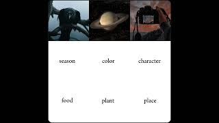#animal #planet #hobby #season #color #character #food #plant #place #capcut #template #shorts