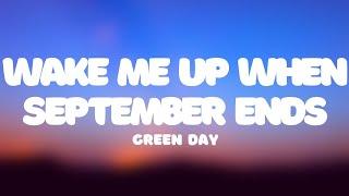 Green Day - Wake me up when september ends Lyrics