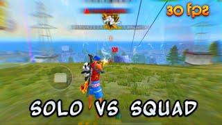 SOLO vs SQUAD FULL gameplay 30 fps