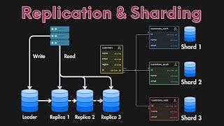 Database Replication & Sharding Explained