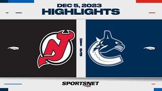 NHL Highlights  Devils vs. Canucks - December 5 2023