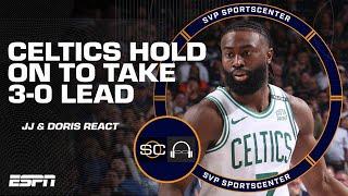 ‘THIS IS PEAK JAYLEN BROWN’  JJ & Doris react to Celtics taking 3-0 lead vs. Mavs  SC with SVP