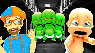 Baby and Blippi Escape ZOMBIE Prison