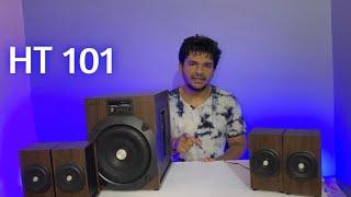 Obage HT 101 detailed sound review with all pros and cons speakershome theatre  under 5000 rs