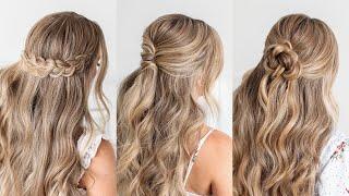 3 FALL HALF UPDOS  EASY HAIRSTYLES  Missy Sue