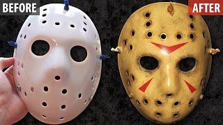 Painting & Weathering a Friday the 13th Jason Mask