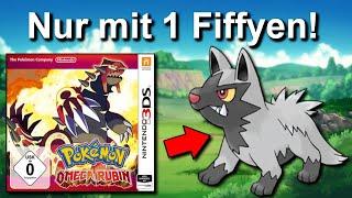 Kann man Pokemon Omega Rubin mit NUR einem FIFFYEN durchspielen? + Keine Items in Kämpfen