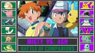 Ash vs. Misty Pokémon SunMoon - Battle of Companions