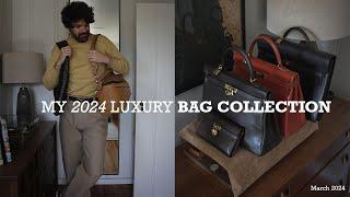 My 2024 Luxury Bag Collection  Hermès Loewe Bottega Veneta etc. + New Hermès Bag Unboxing